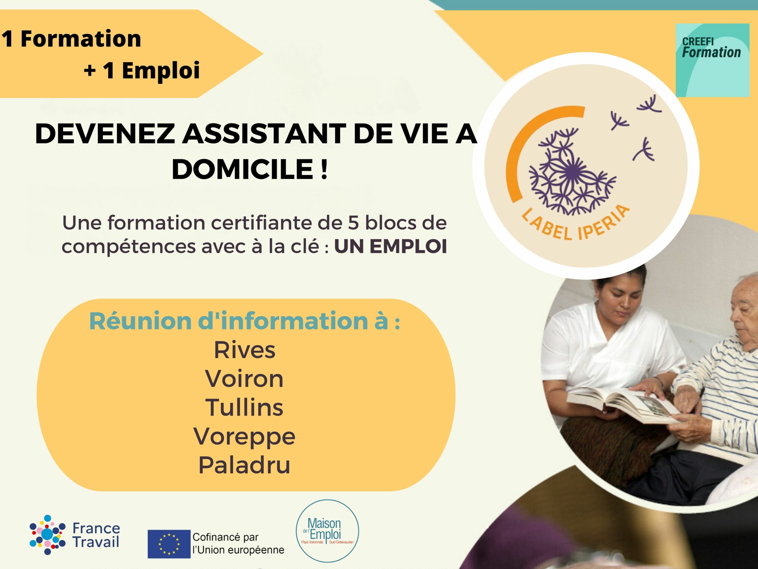 Affiche Formation ADVD Voiron