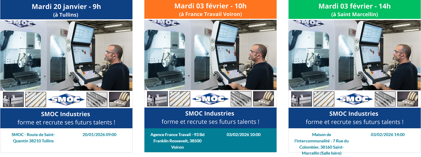 Recrutement SMOC INDUSTRIE